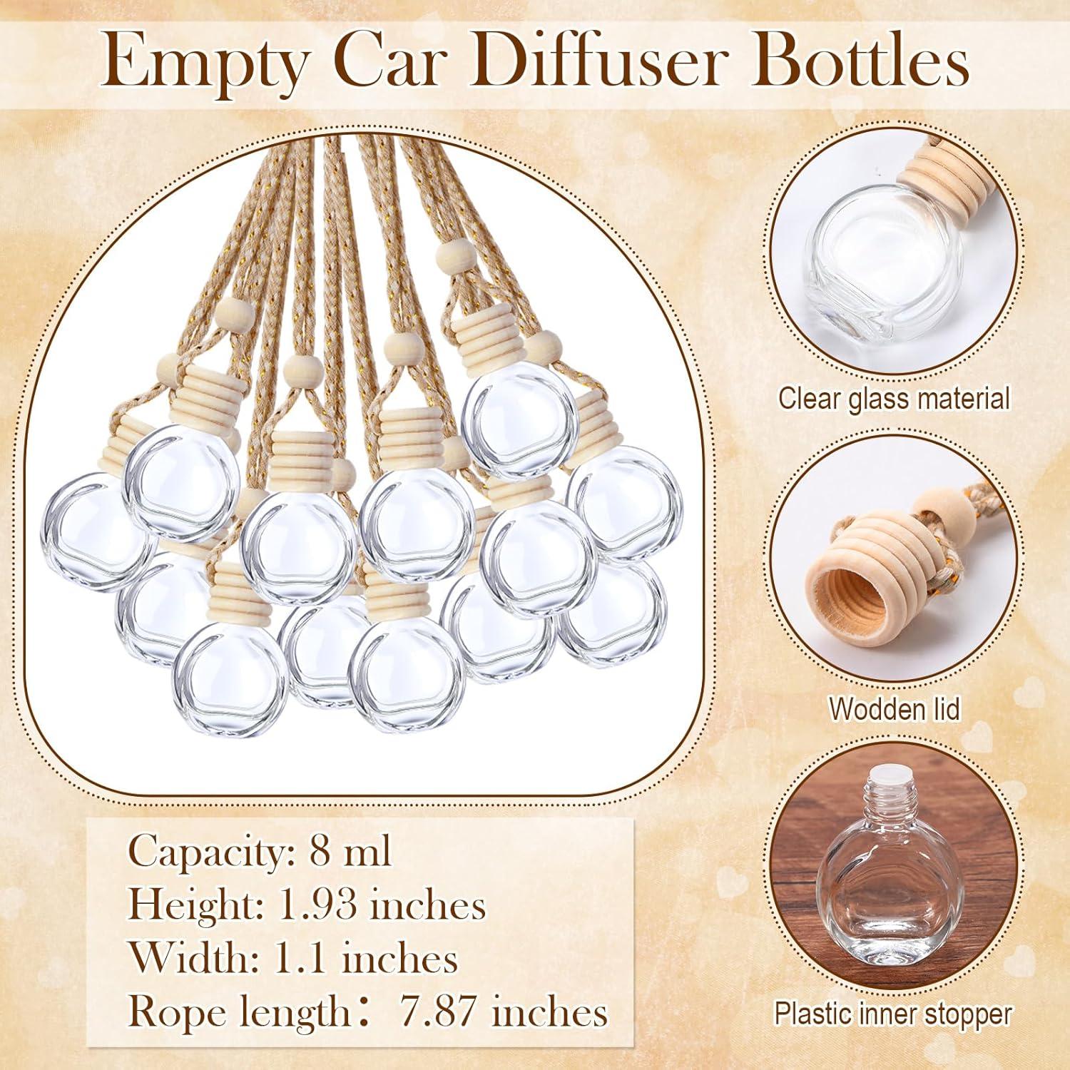 Juego de 50 Botellas Difusoras de Aromas Boao para Automóvil