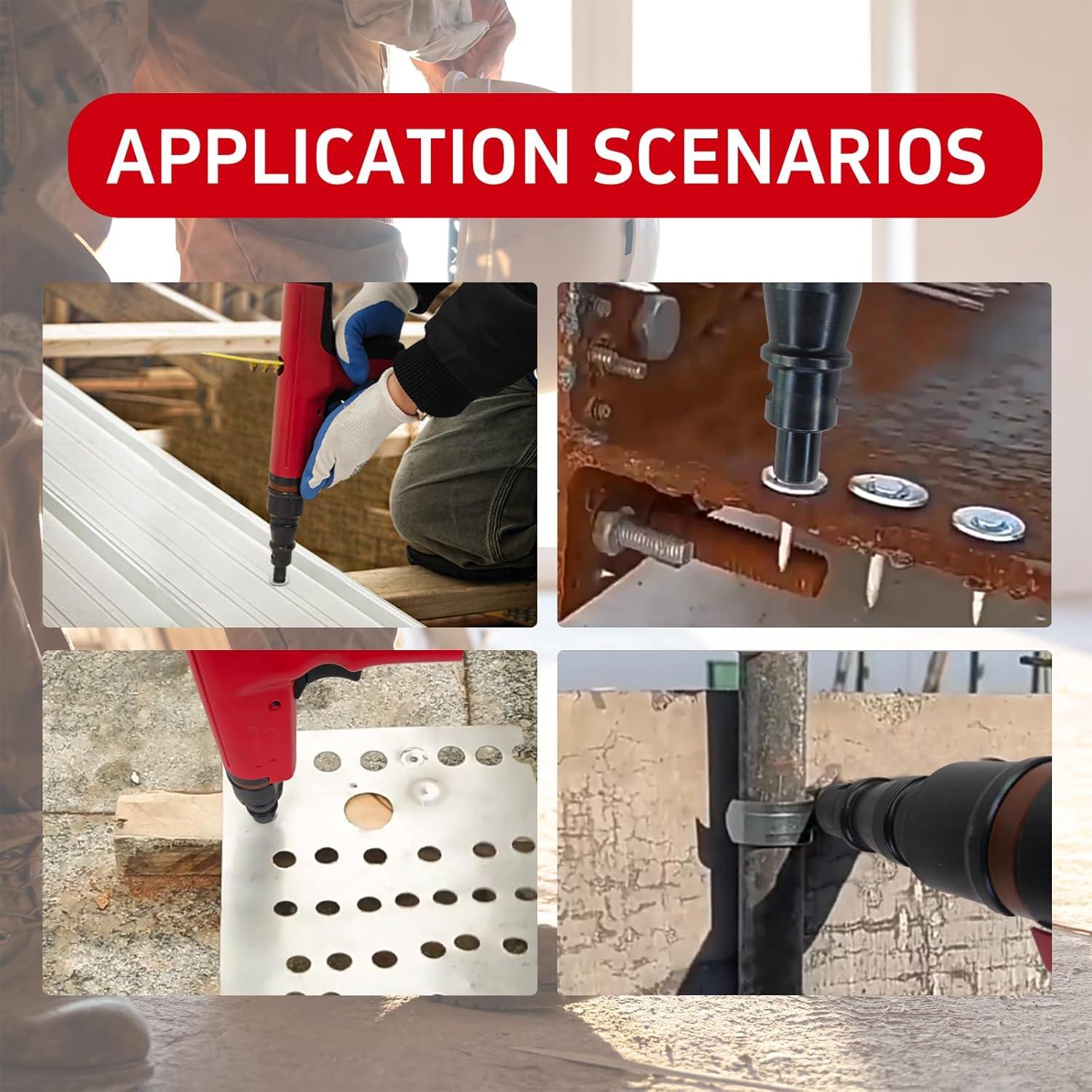 Sujetadores Actuados por Polvo DECK DECO PD150 1.27 cm 100 Pcs