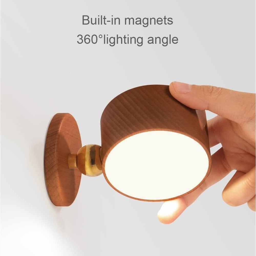 Luces de Lectura LED Inalámbricas Sapele 2 Pcs con USB