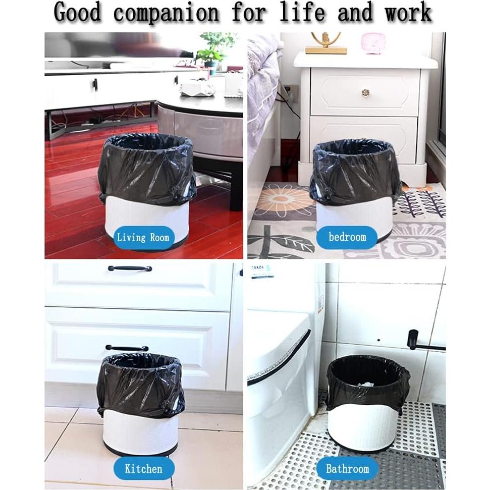 Bolsas de Basura Negras BAIYEUSO 200 Cuentas 4 Galones