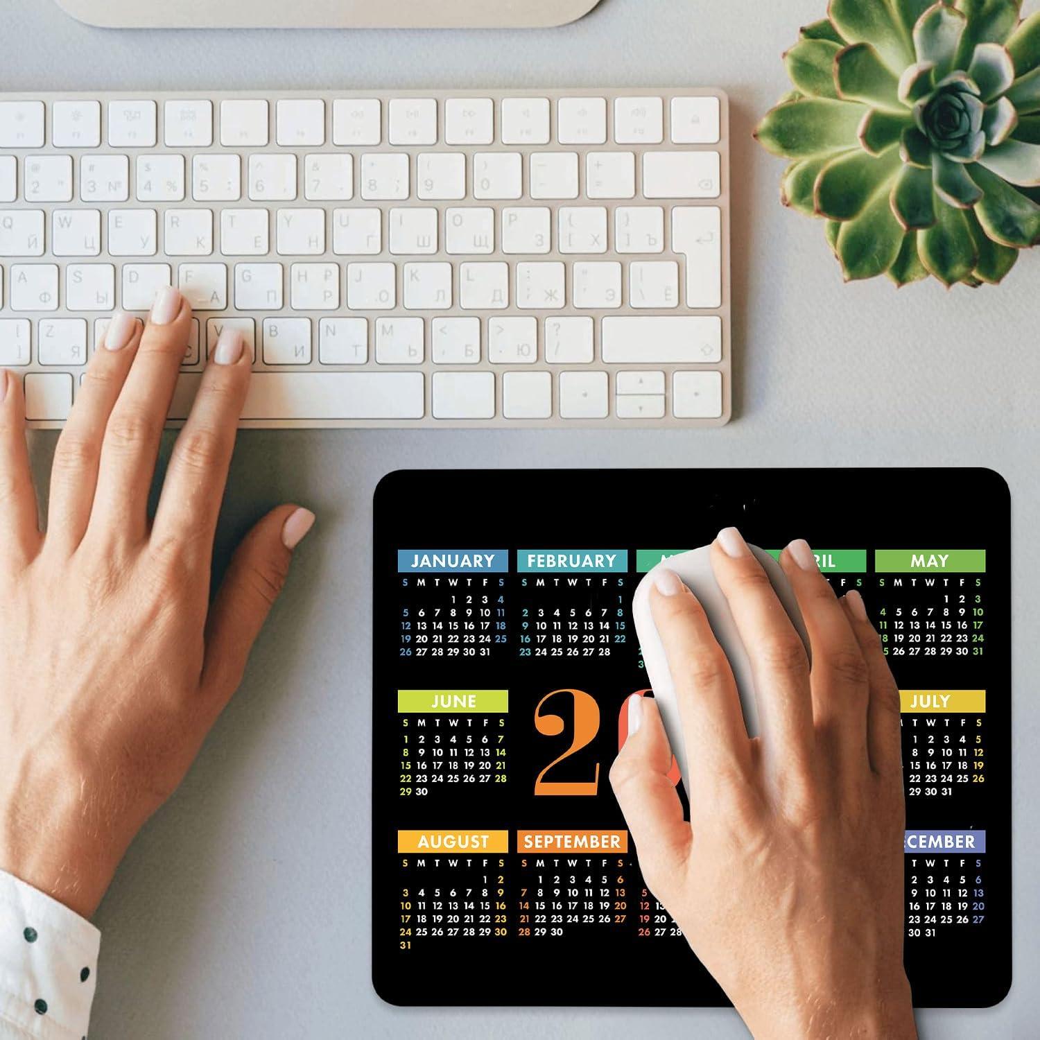 Alfombrilla de Ratón Ghatobty Calendario 2025 24.1x20.3 cm