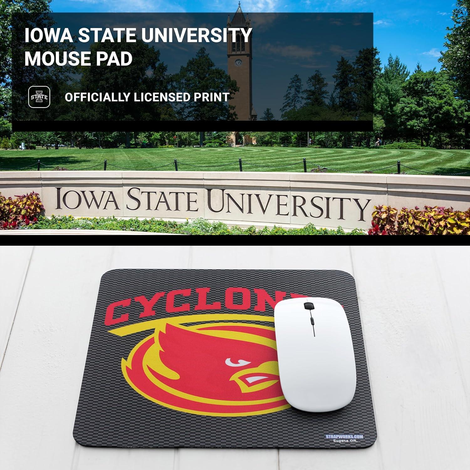 Alfombrilla de Ratón Strapworks Universidad Estatal de Iowa 22.86x20.32cm