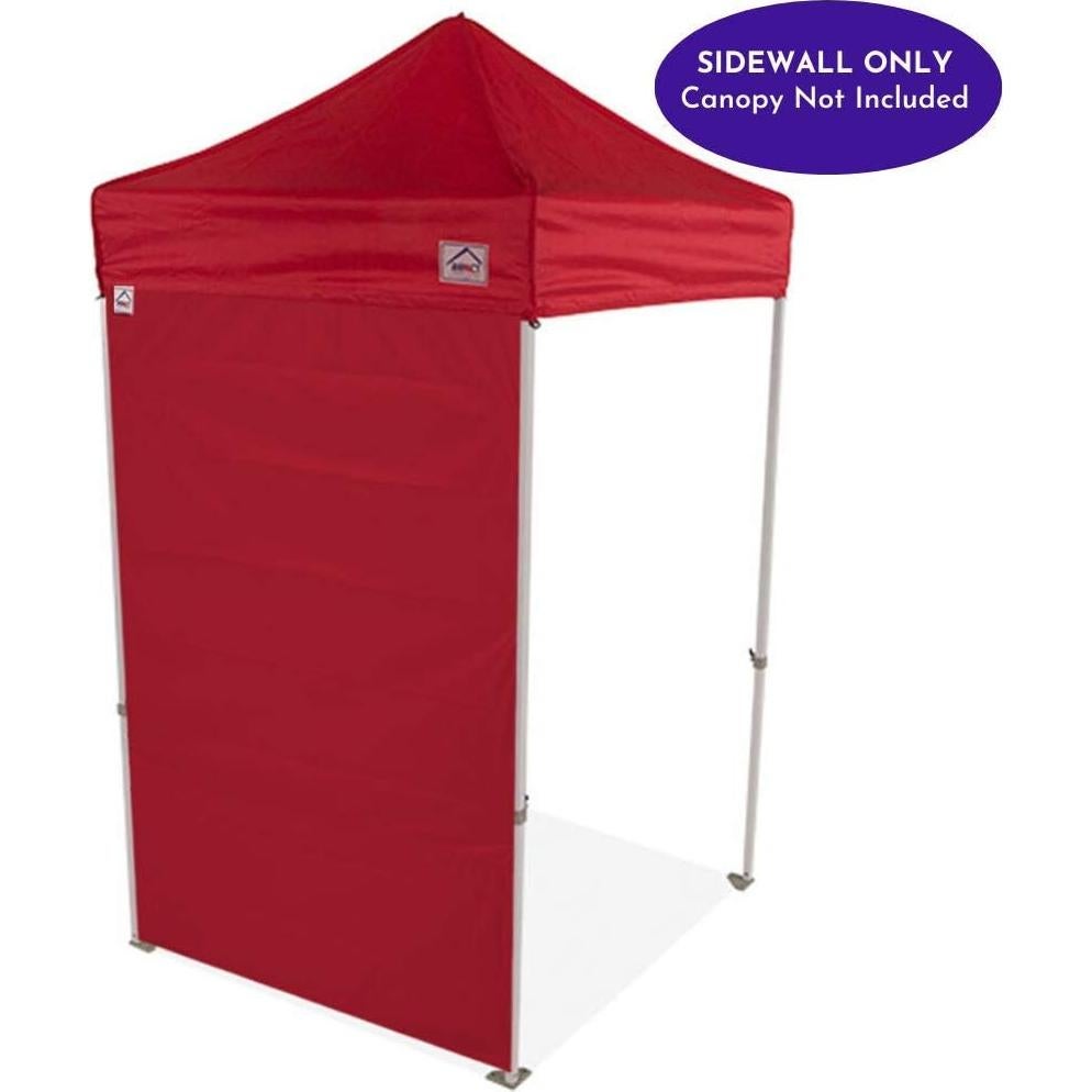 Pared Lateral de Carpa Impact Canopy 5' Roja Resistente al Agua