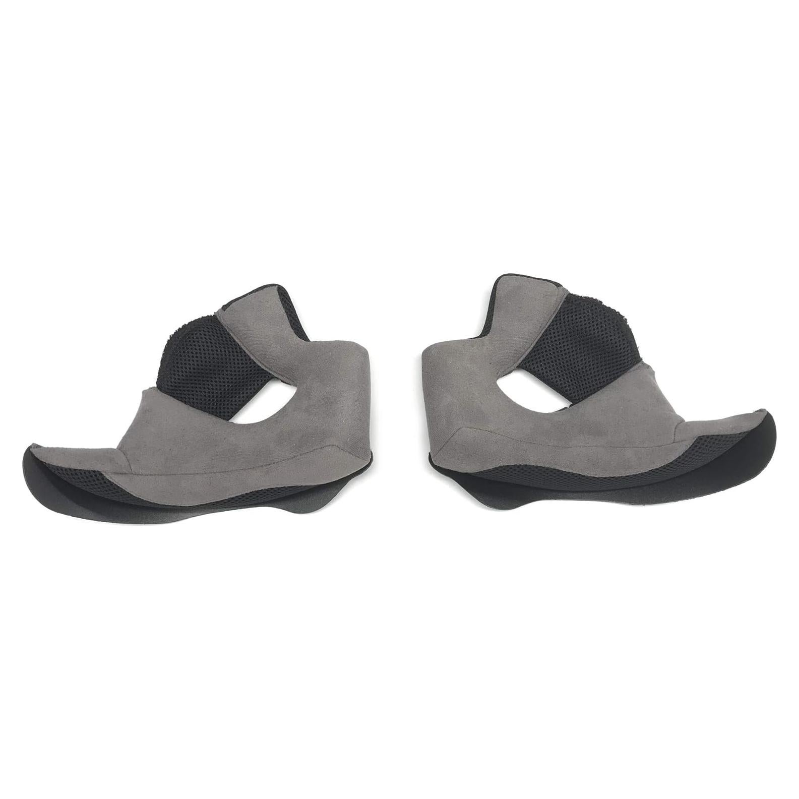 Almohadillas de Mejilla Bell Qualifier DLX Repuesto Gris 25mm
