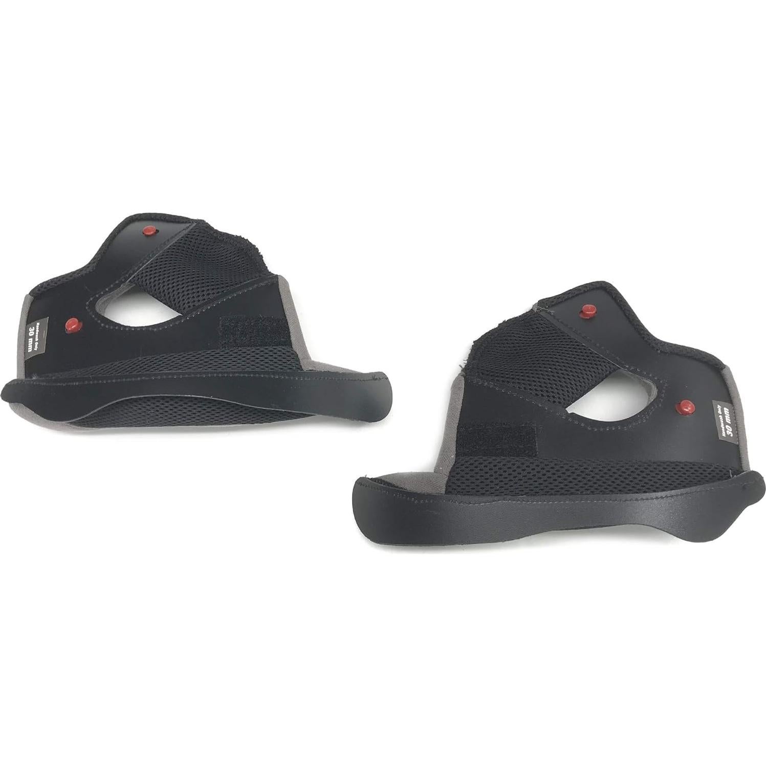 Almohadillas de Mejilla Bell Qualifier DLX Repuesto Gris 25mm