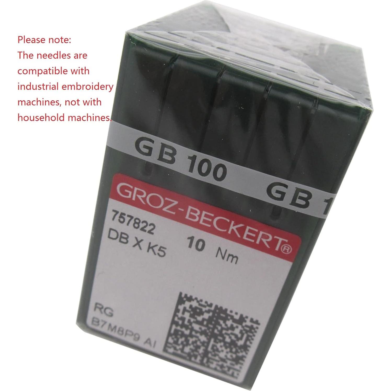 Caja de 100 Agujas de Bordado Groz-Beckert DBXK5 65/9