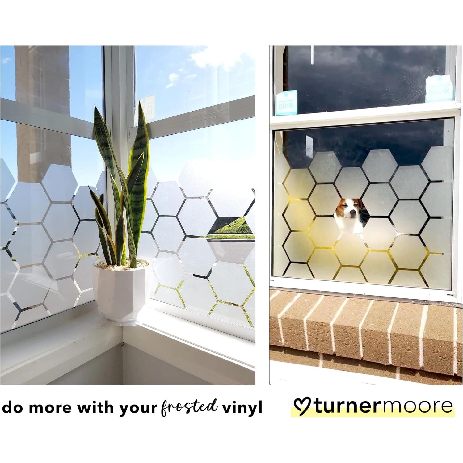 Vinilo Esmerilado Perla Turner Moore 12 cm x 457 cm Autoadhesivo