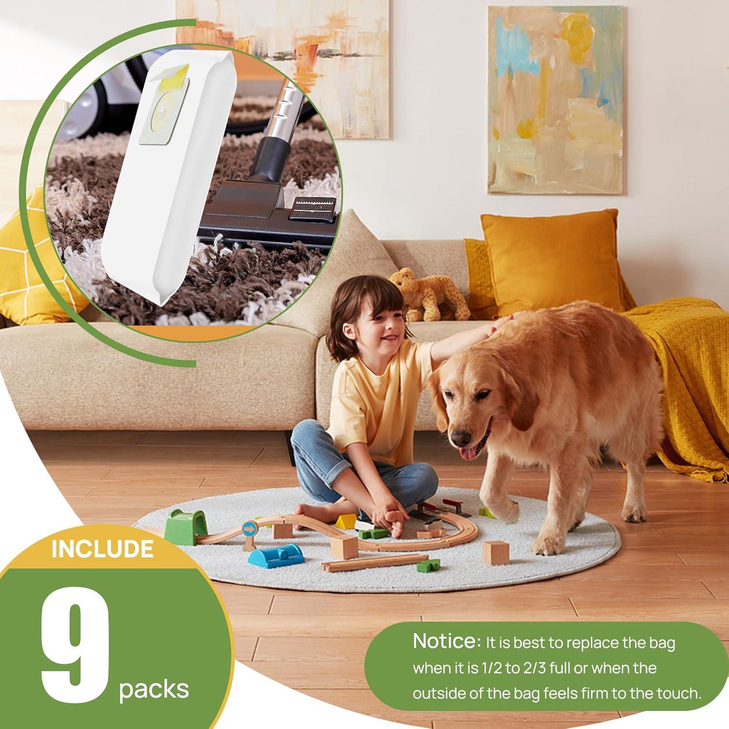 9 Bolsas de Vacío Estilo 7 PETOX para Aspiradoras Bissell