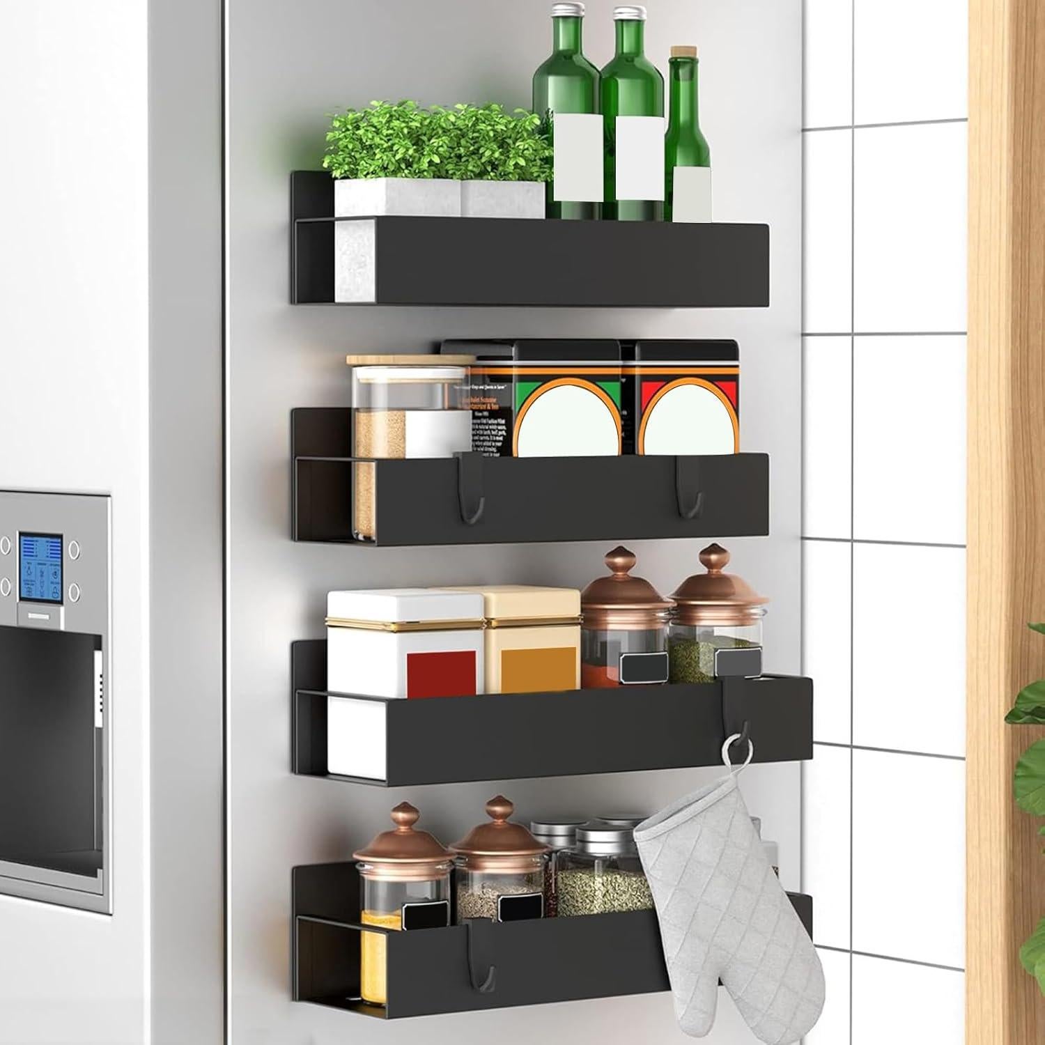 Estante Magnético para Especias HOVTOIL 2 pcs 27x8.5 cm