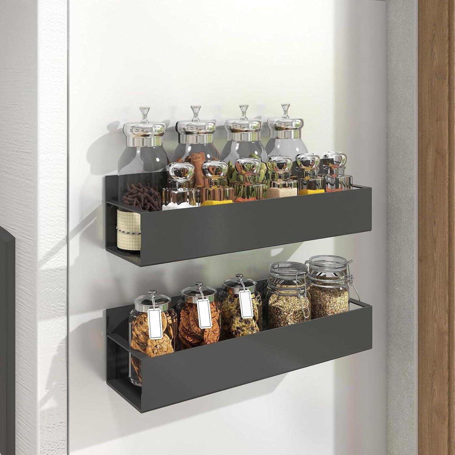 Estante Magnético para Especias HOVTOIL 2 pcs 27x8.5 cm