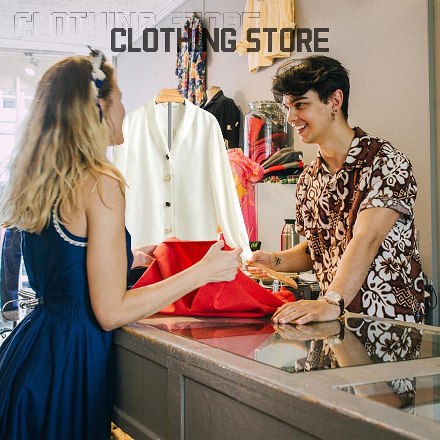 Soporte de Exhibición de Ropa Ajustable Hanvate 46.5-79 cm