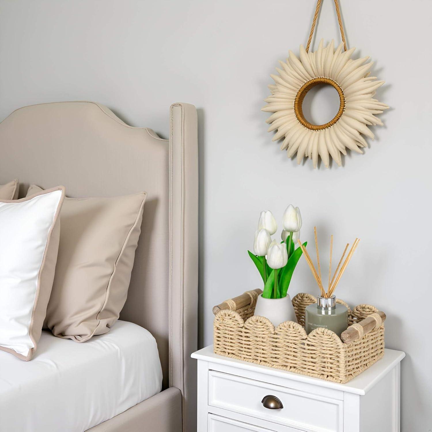 Cestas Decorativas CubesLand Beige Juego de 2 para Almacenamiento