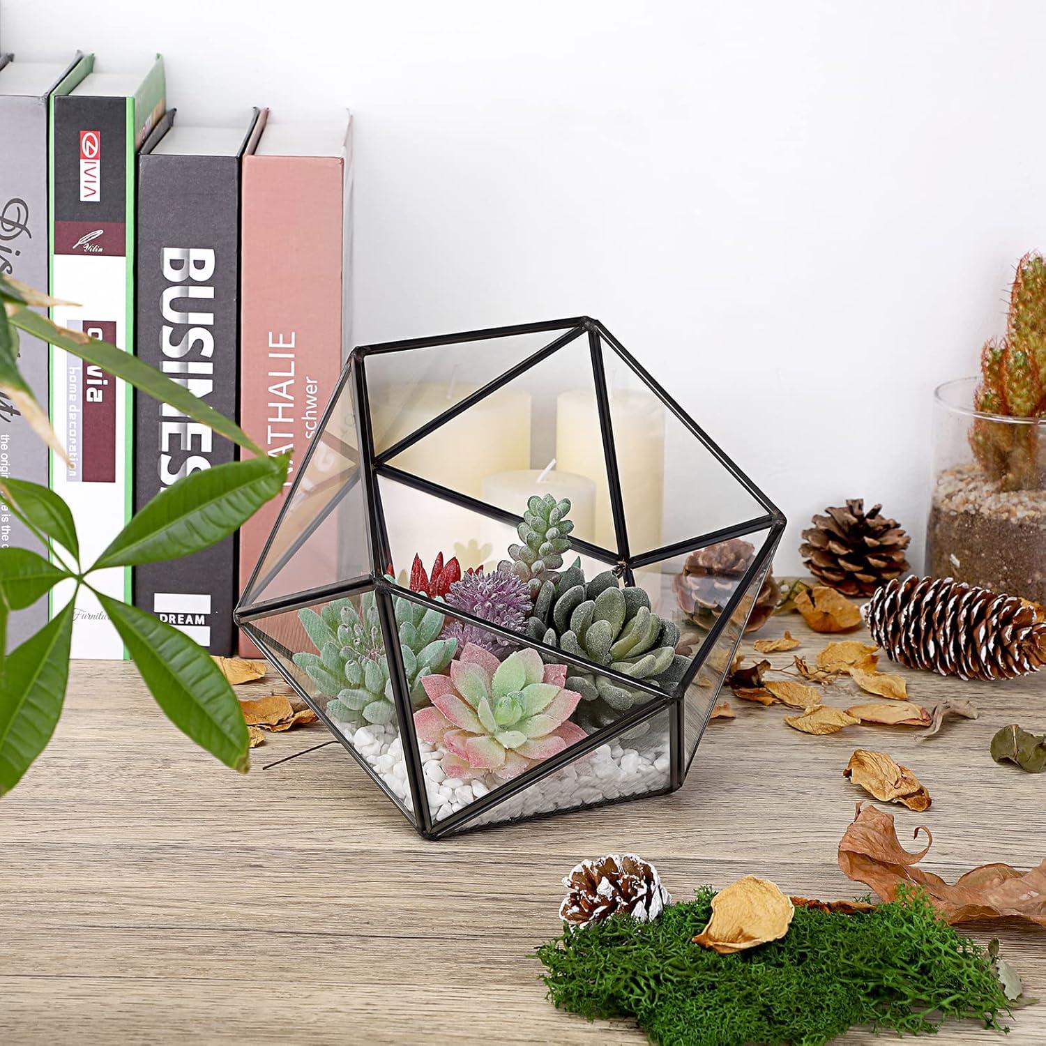 Soporte de Cápsulas de Café ELLDOO de Vidrio Negro 21x18x18 cm