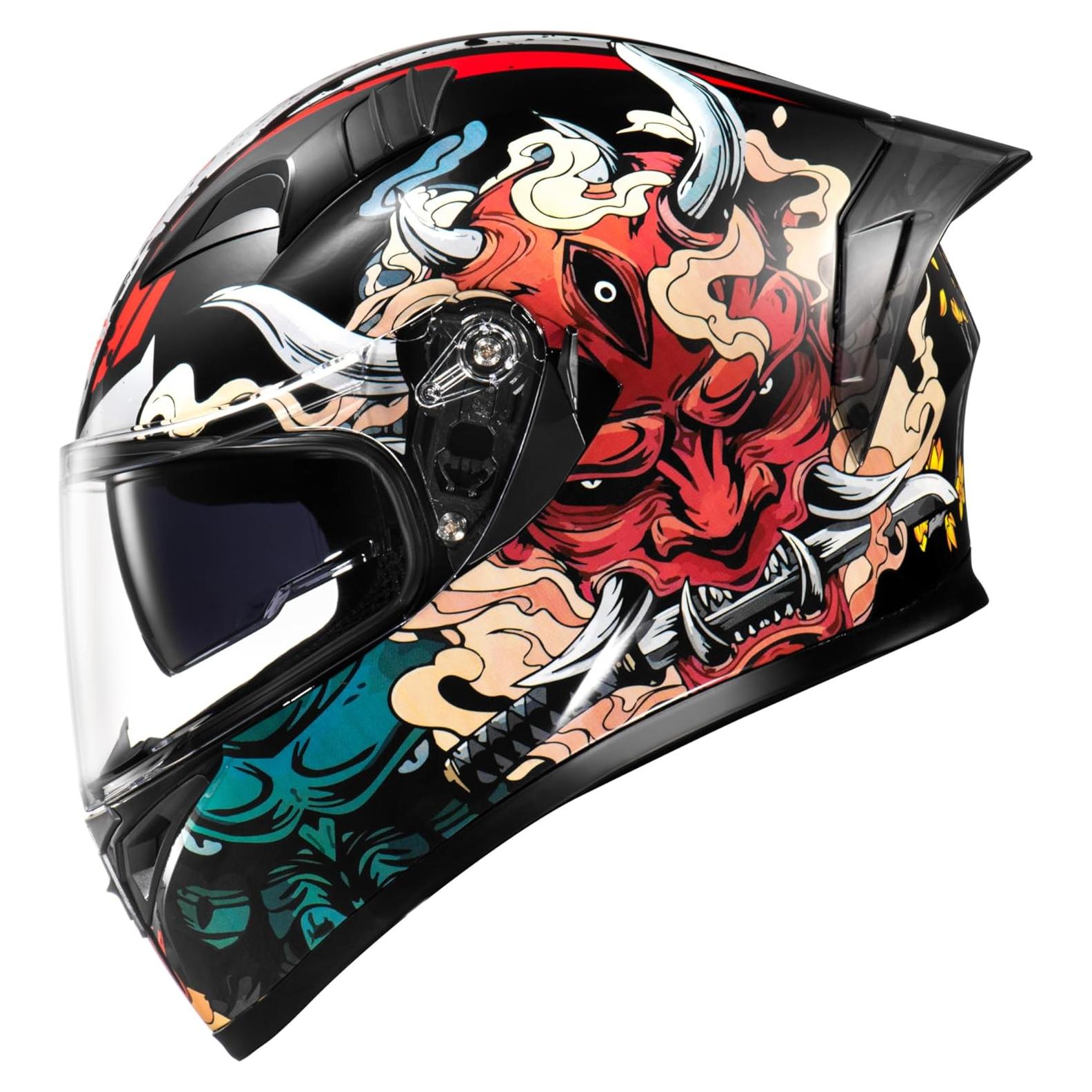 Casco de Moto KYPARA 807 Integral con Visera Tinte Interno