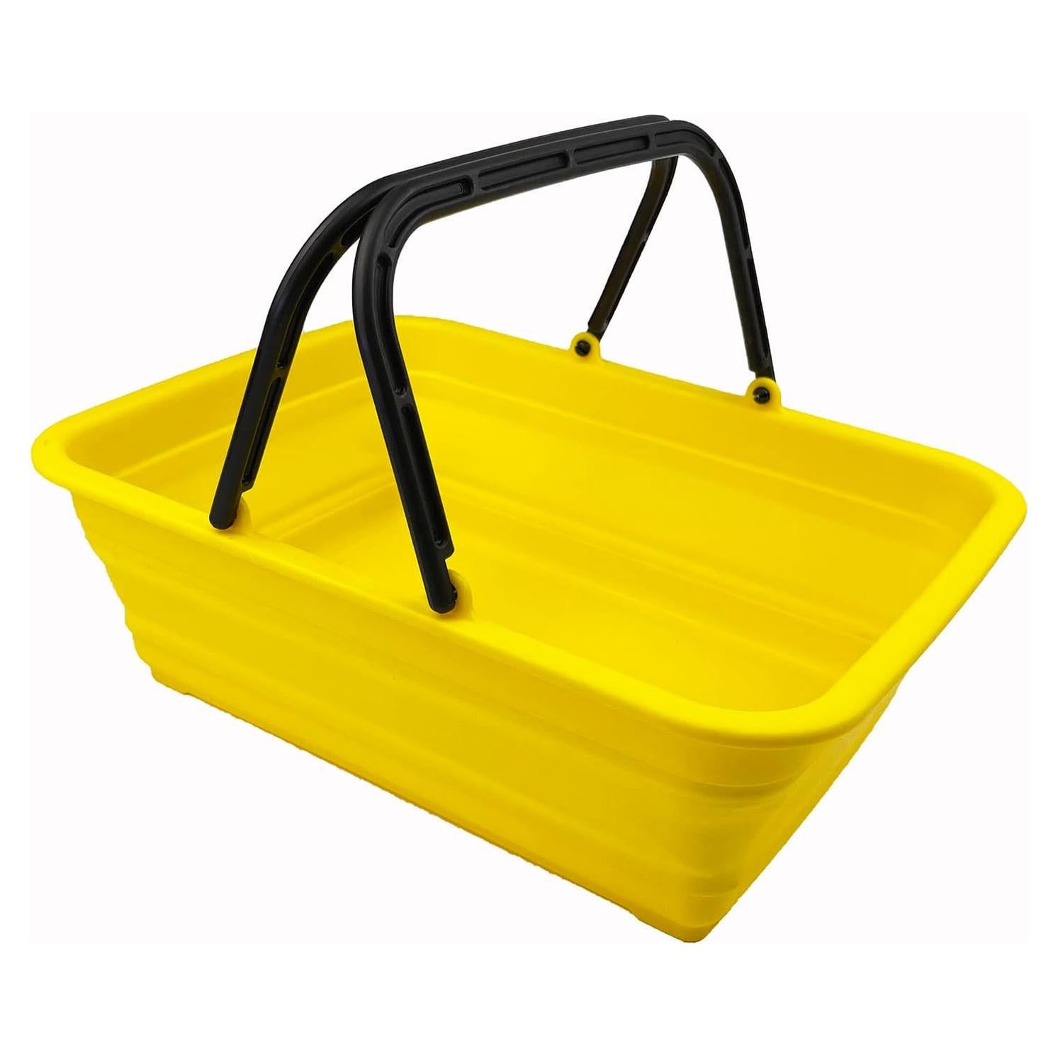 Cesta Plegable SAMMART 8L Amarillo Dorado - Lavabo Camping