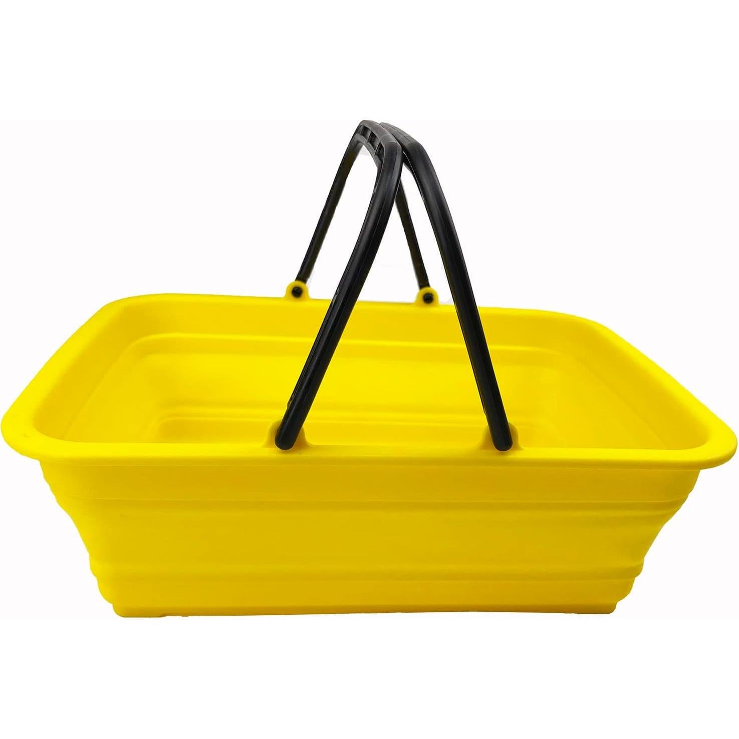 Cesta Plegable SAMMART 8L Amarillo Dorado - Lavabo Camping