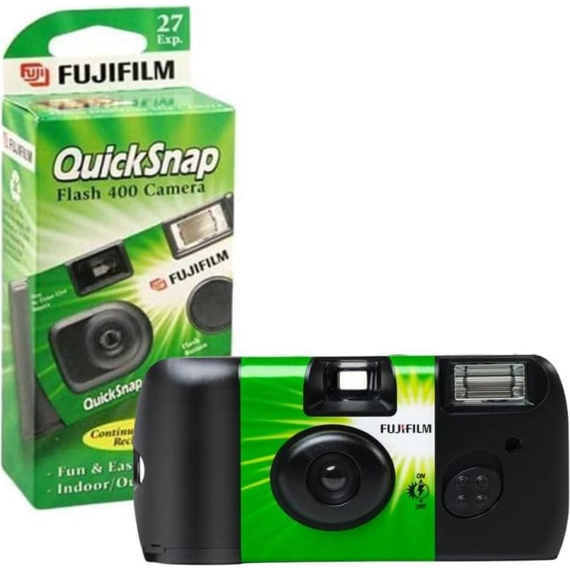 Cámara desechable Fujifilm QuickSnap Flash 400 - Paquete de 3
