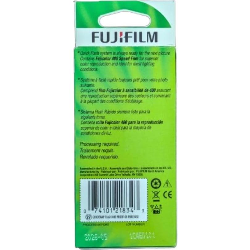 Cámara desechable Fujifilm QuickSnap Flash 400 - Paquete de 3