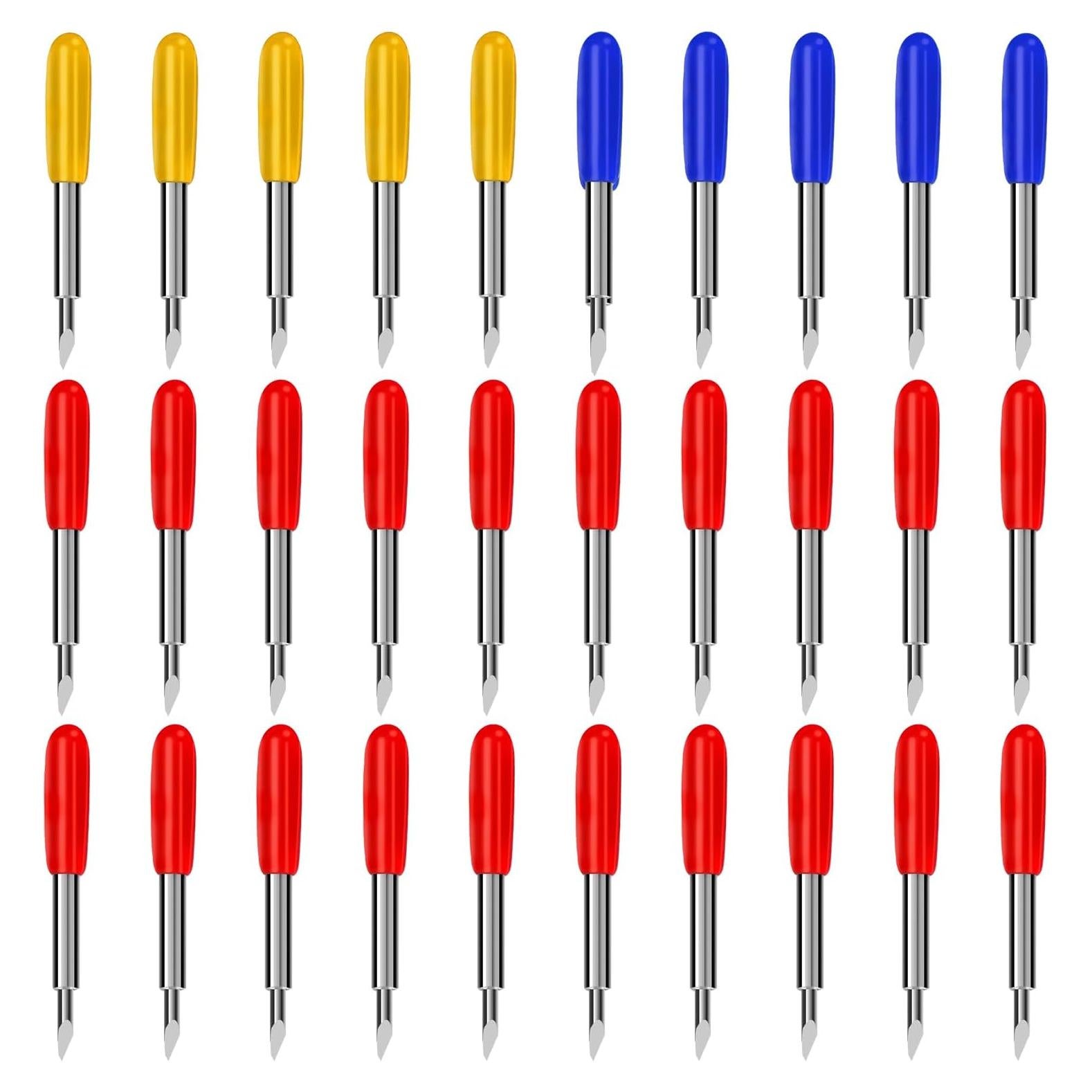 30 Pcs Cuchillas de Repuesto AUNKZL para Máquinas de Corte