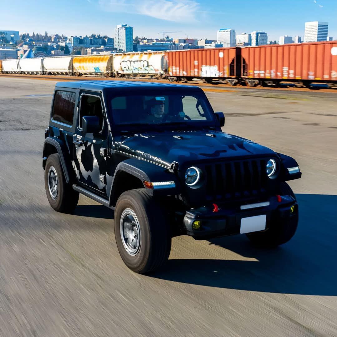 Vinilo Autoadhesivo VViViD Camuflaje Negro 30.48x152.4cm