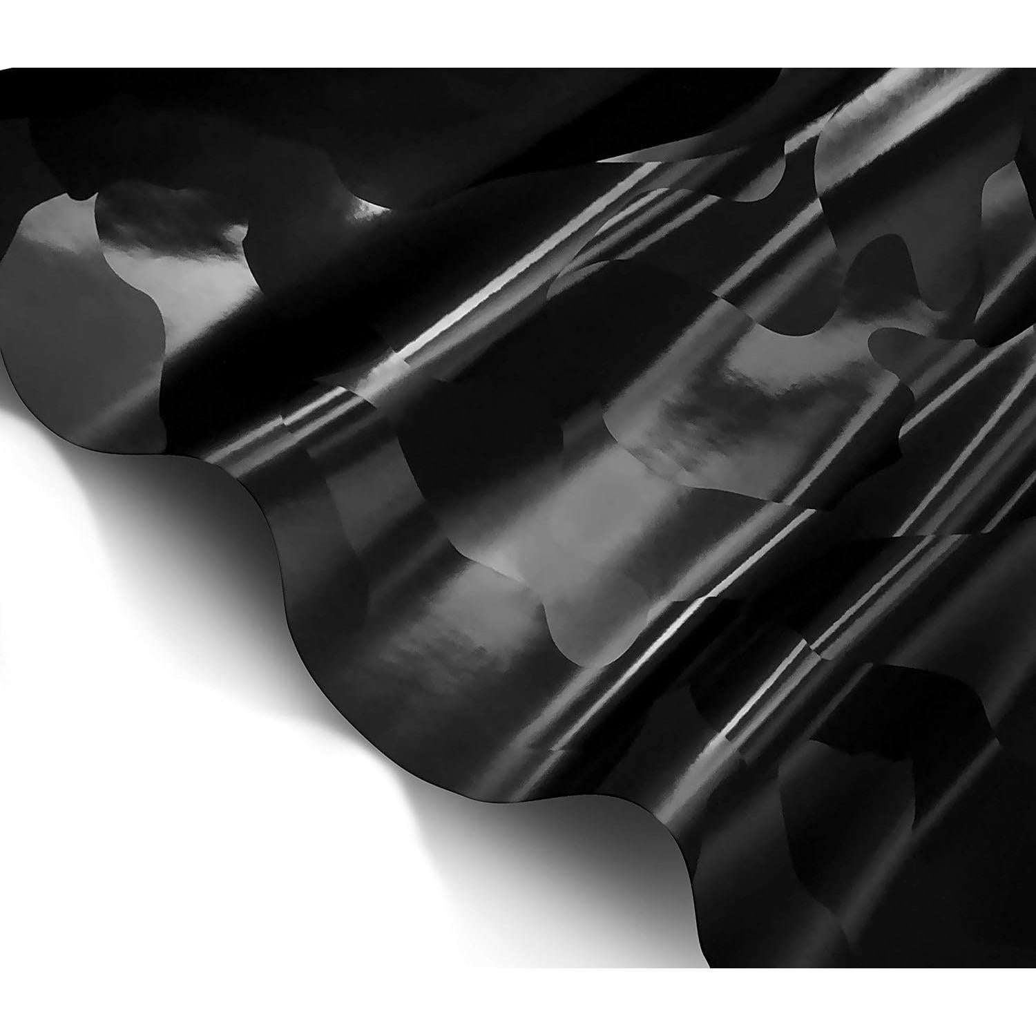 Vinilo Autoadhesivo VViViD Camuflaje Negro 30.48x152.4cm