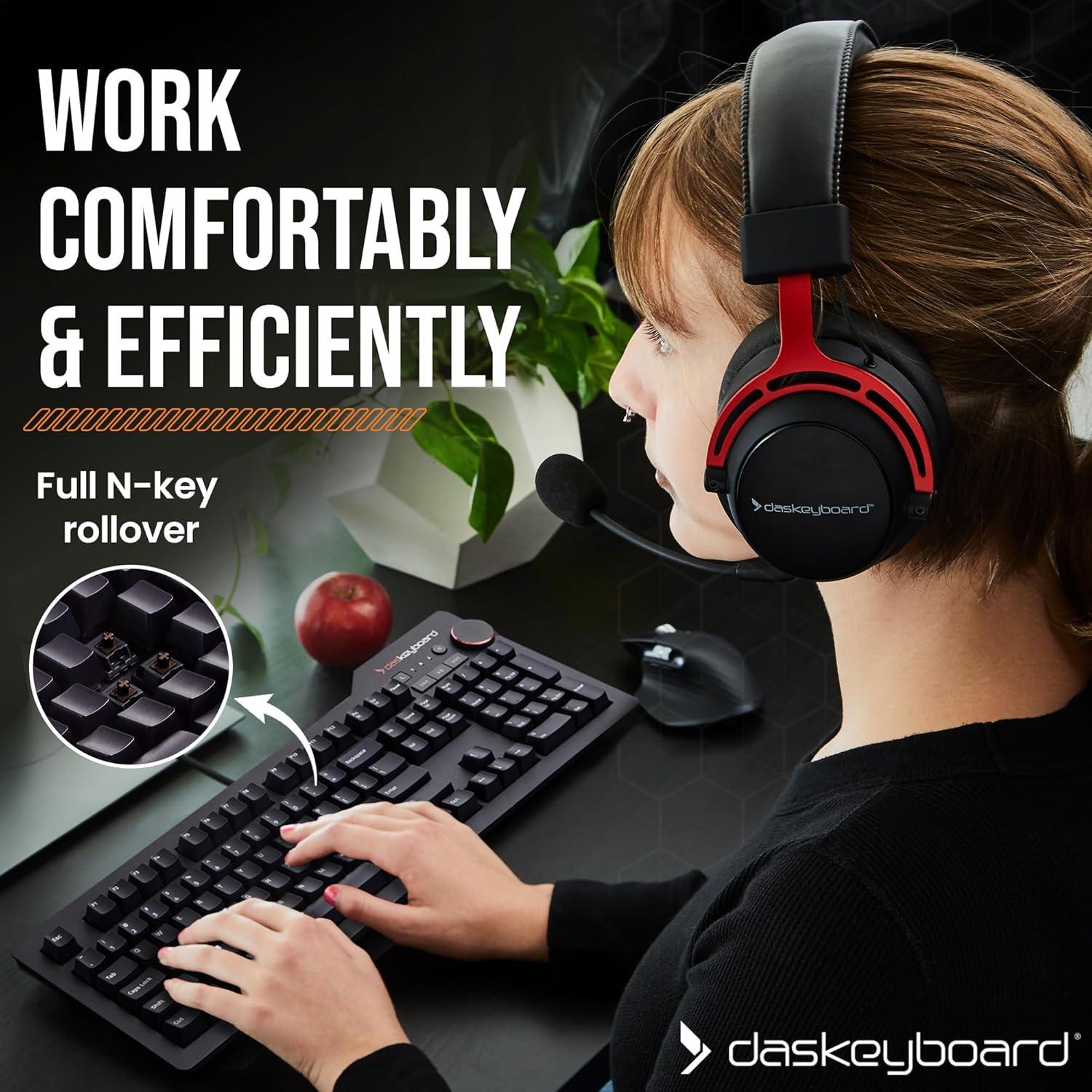 Teclado Mecánico Das Keyboard 4 Profesional Cherry MX Marrón