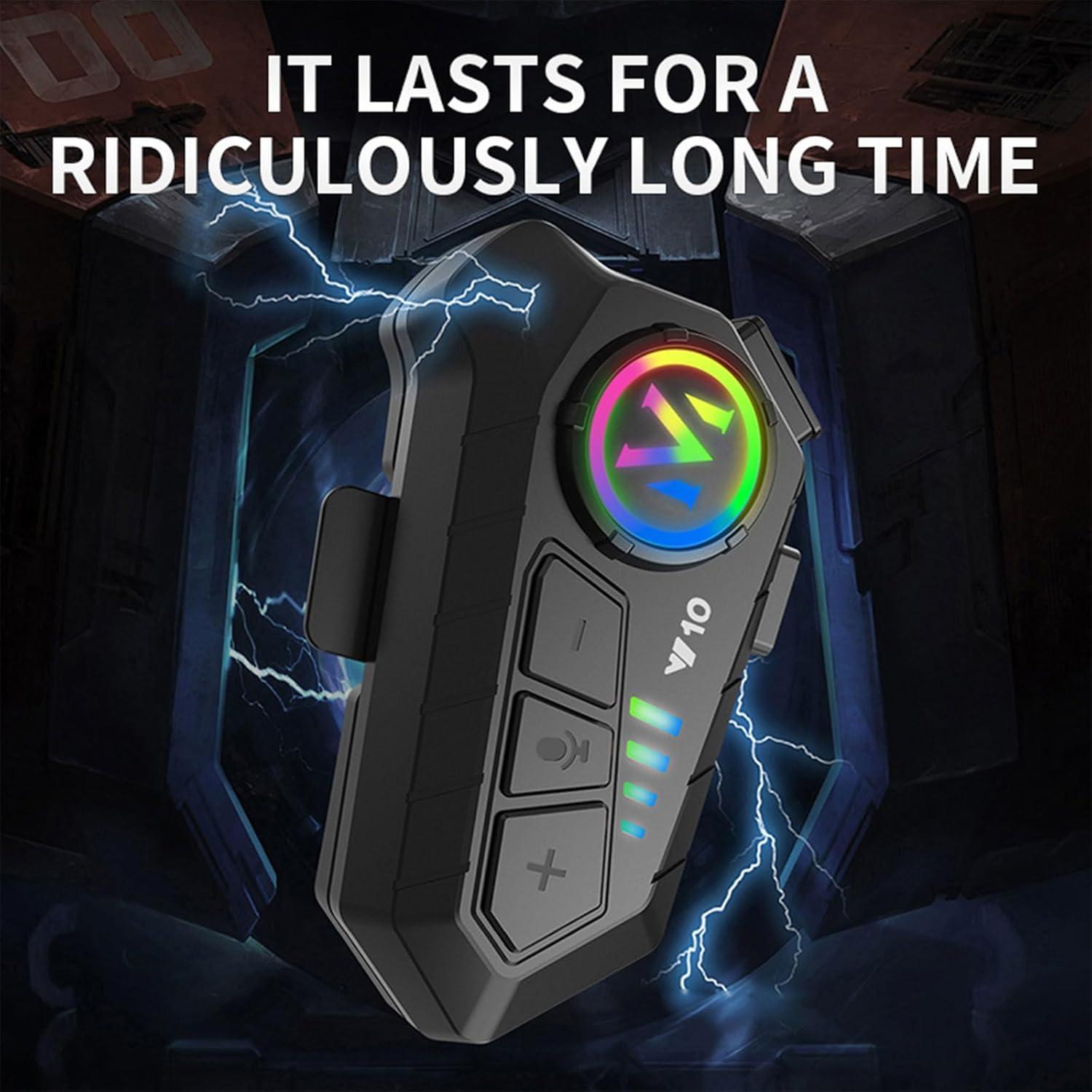 Auricular Bluetooth Y10 BTQILEYOO para Motocicleta IPX6