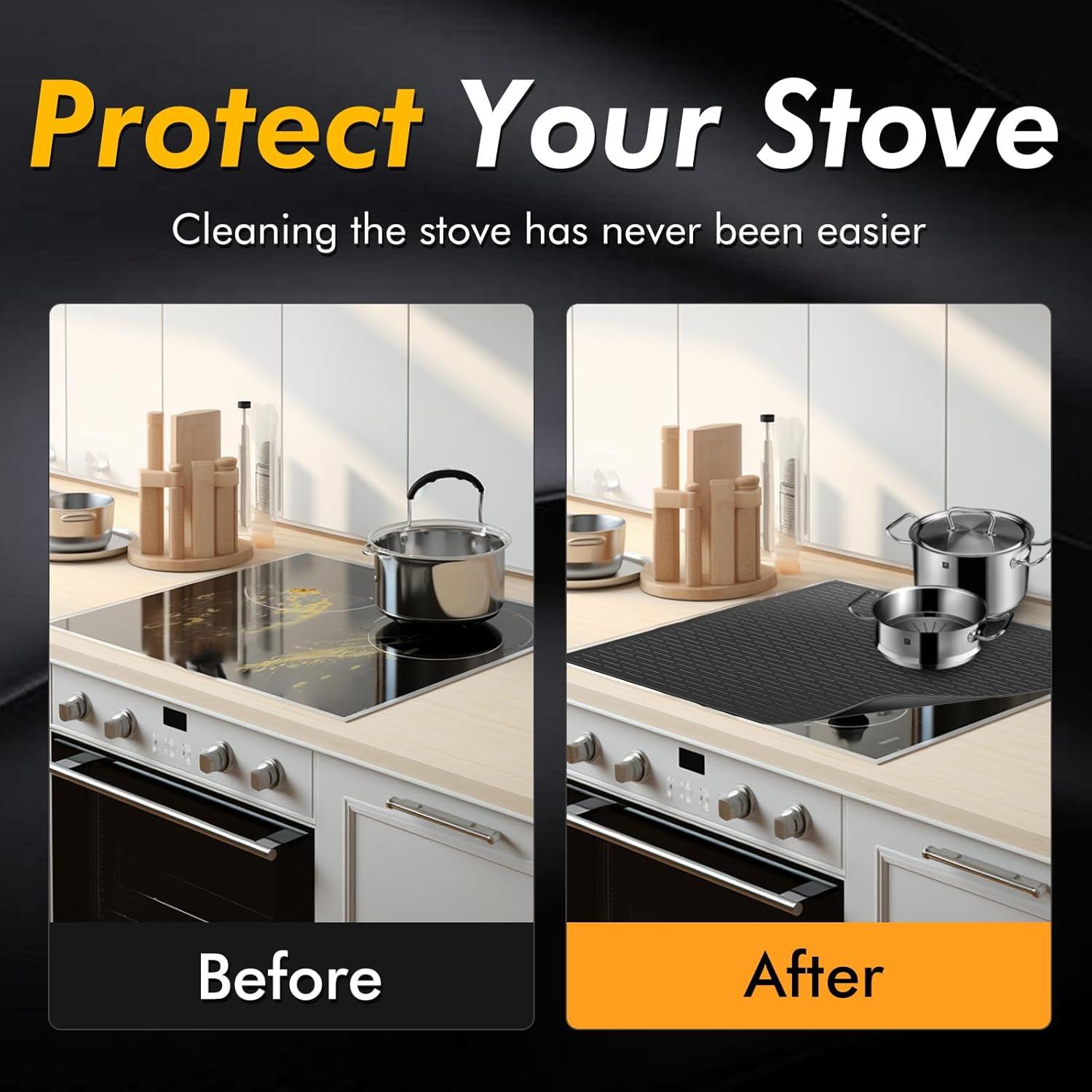 Cubierta de Silicona para Estufas Eléctricas Cleaneat 71x51cm