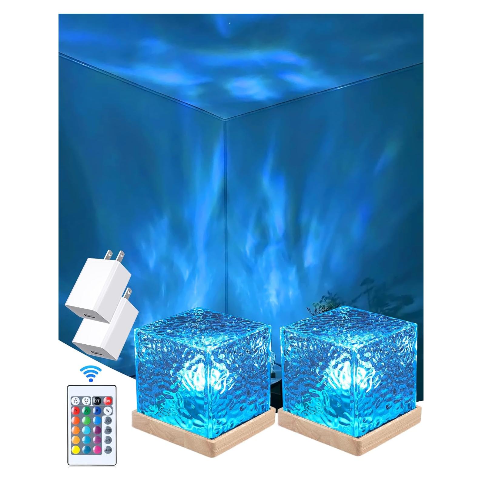 Lámpara Oceánica Deogos Luminorthe Cube 16 Colores 12.95 cm