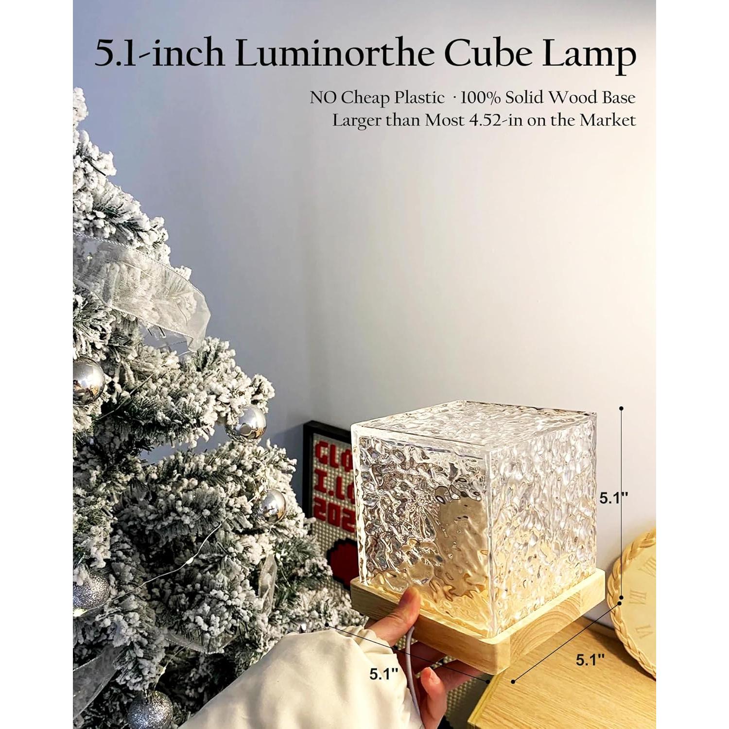 Lámpara Oceánica Deogos Luminorthe Cube 16 Colores 12.95 cm