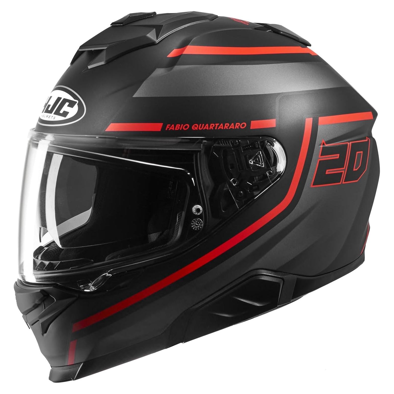 Casco Integral HJC i71 FQ20 Rojo 2XL con Visera UV