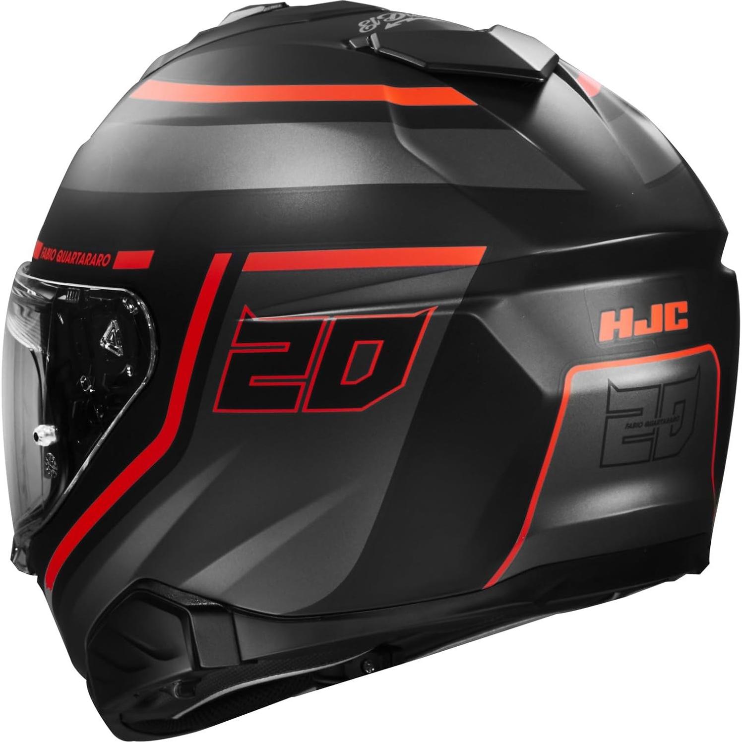 Casco Integral HJC i71 FQ20 Rojo 2XL con Visera UV