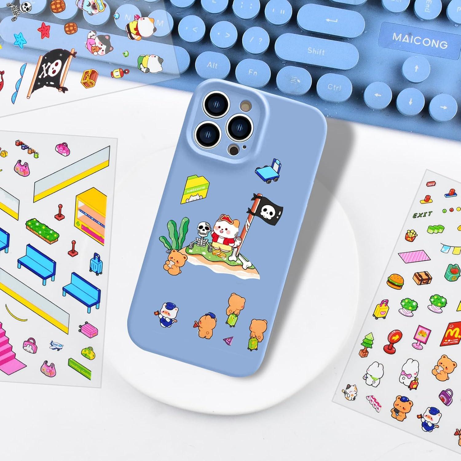 Set de Stickers 3D para Crear Escenas Miniatura HOMICO