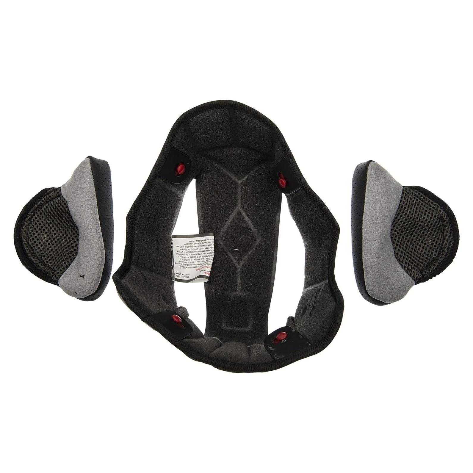 Kit Almohadillas Reemplazo BELL Rouge Casco Motocicleta Negro