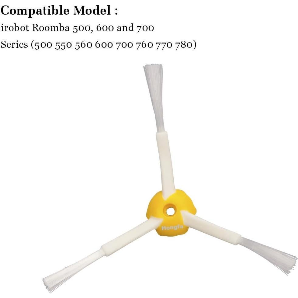 Cepillo Lateral de Repuesto Hongfa 694 para Roomba 500/600/700