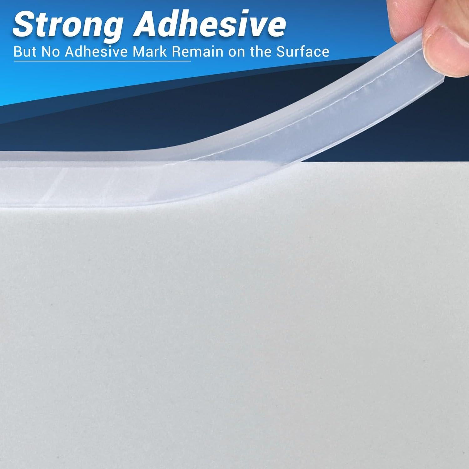 Bisel de goma autoadhesivo Protalwell L 3 metros transparente