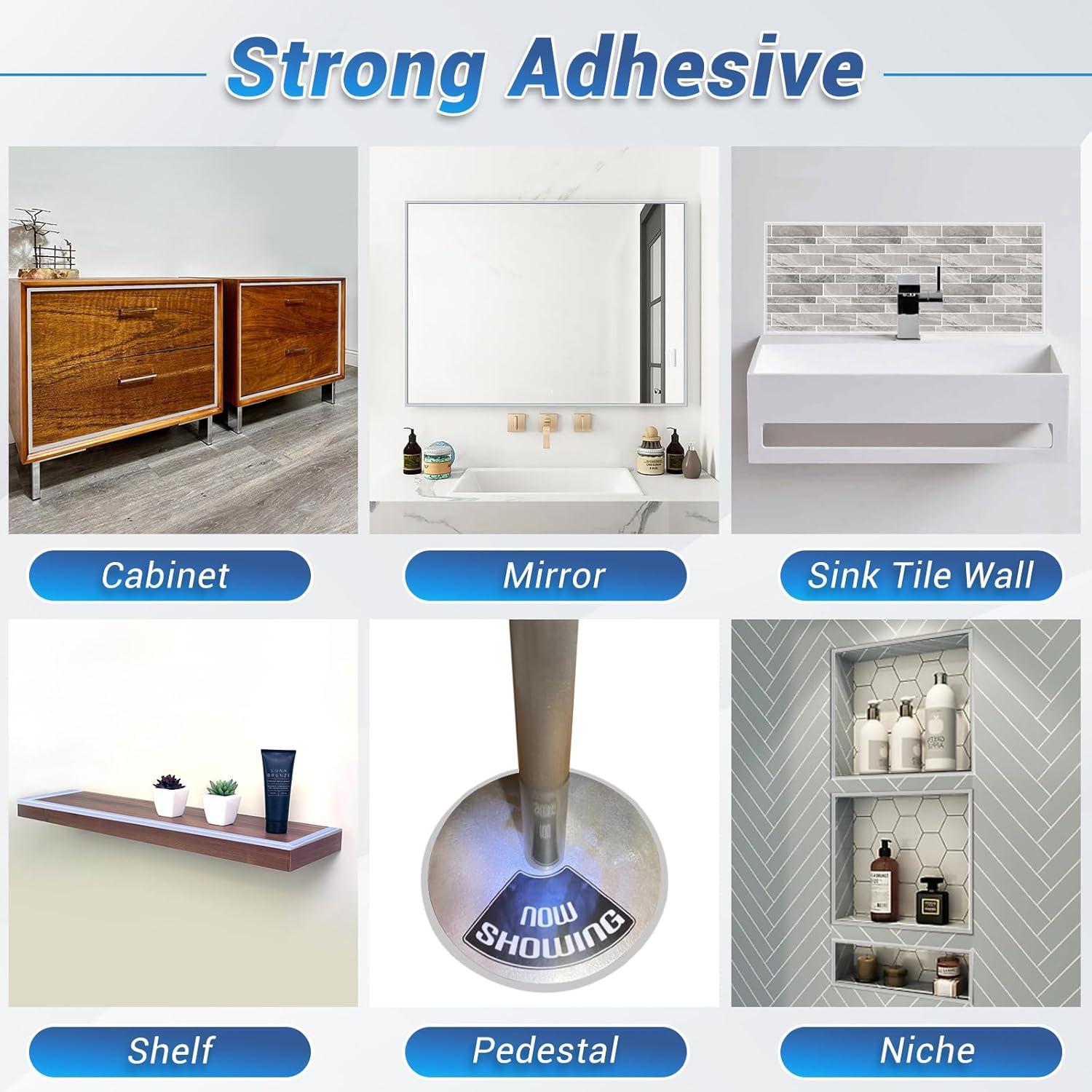 Bisel de goma autoadhesivo Protalwell L 3 metros transparente