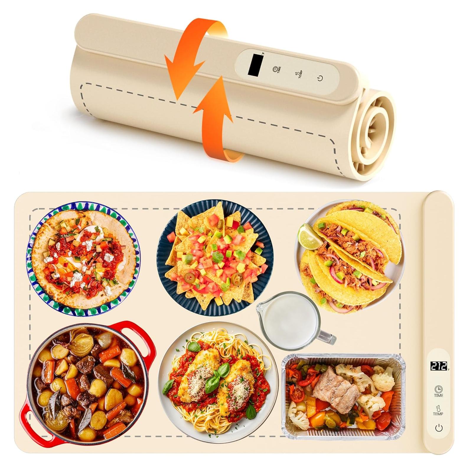 Alfombrilla Calentadora de Comida PEISAINOX 500W 6 Temperaturas