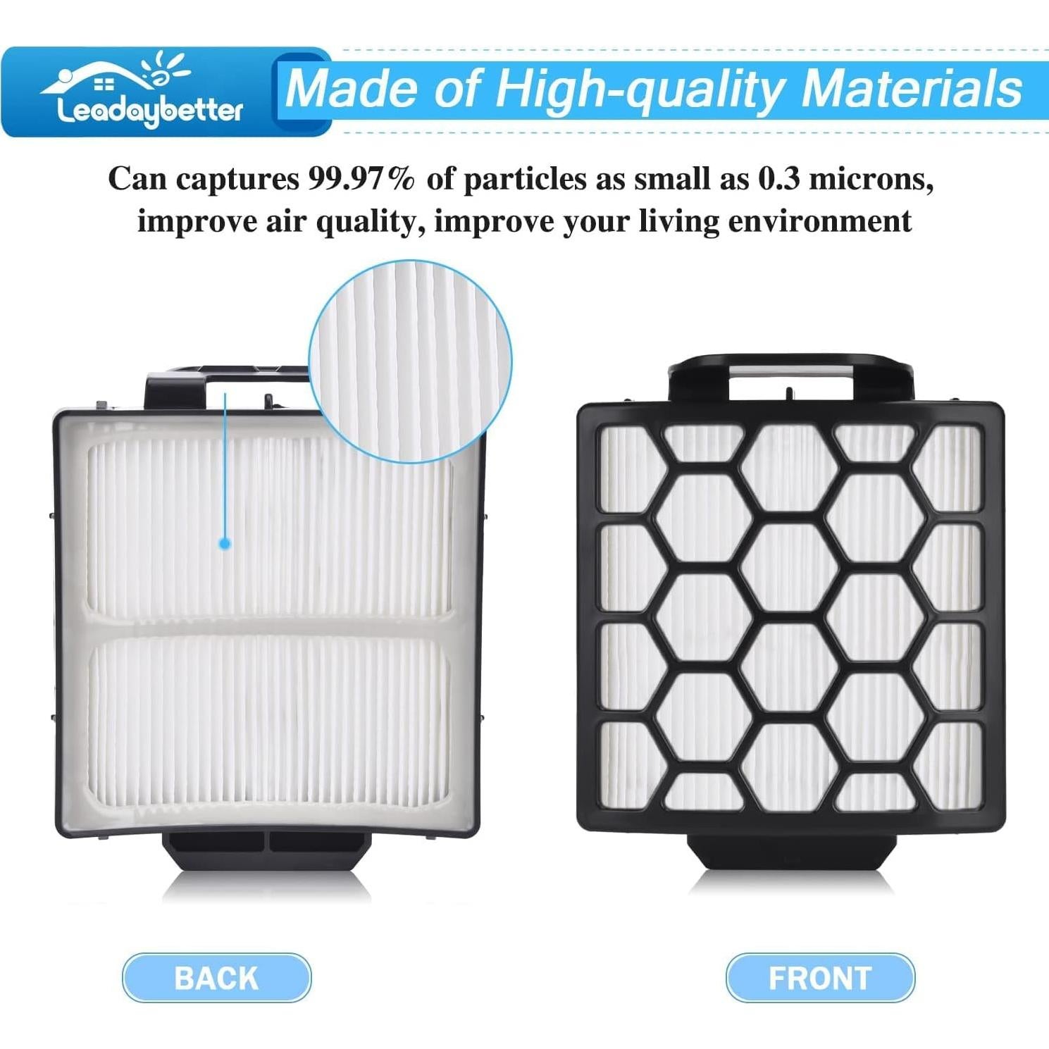 Reemplazo Filtro Leadaybetter para Aspiradora Shark ZU60