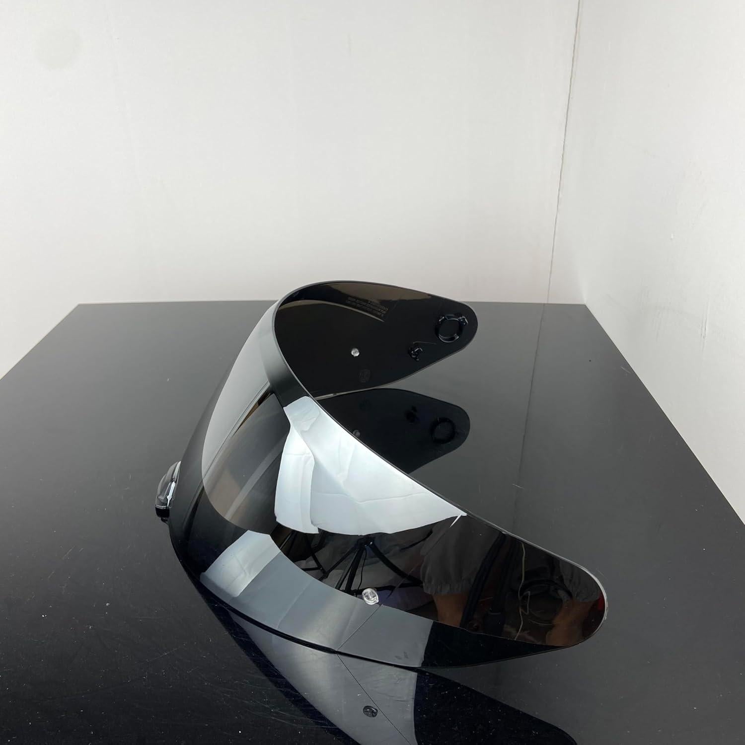 Visera de Casco ZQIYDYP i70/i10/HJ-31 Anti-Niebla UV Plata