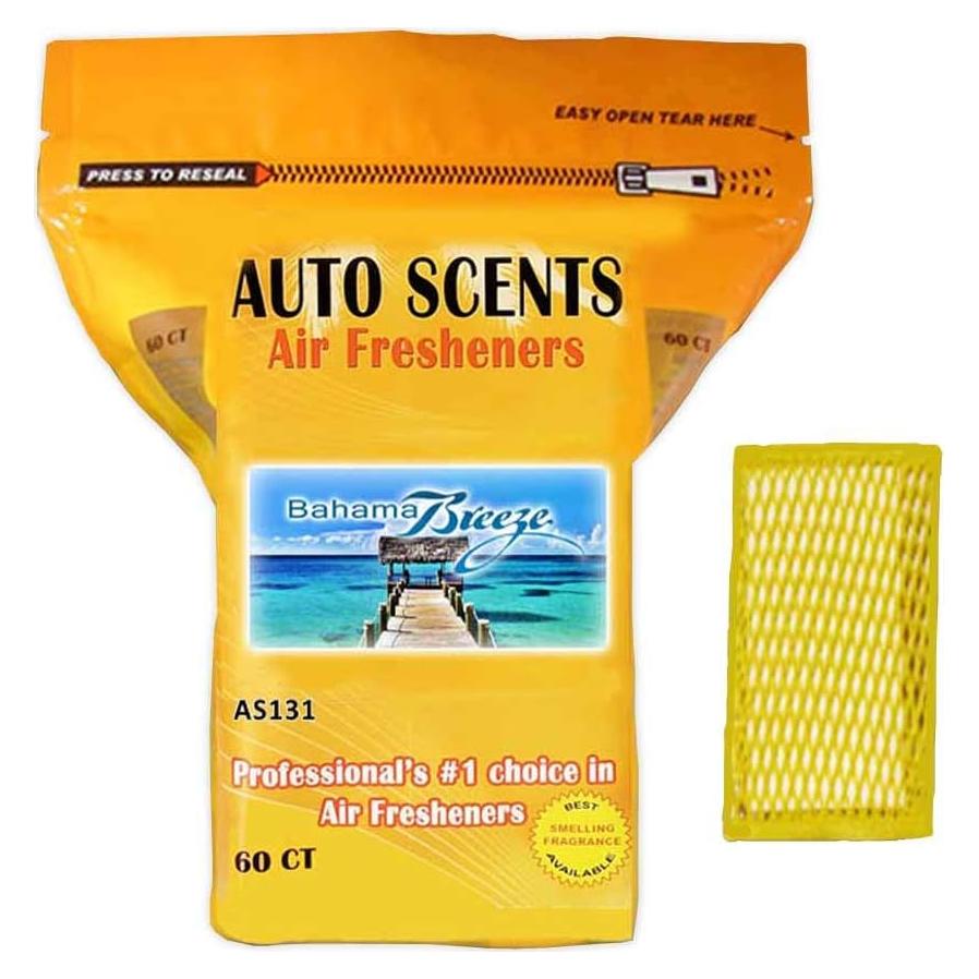 Almohadillas Ambientadoras Auto Bahama Breeze - 60 Unidades