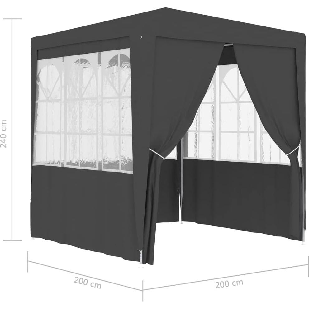 Carpa de Fiesta YuuSsea 2m x 2m Impermeable con Paredes