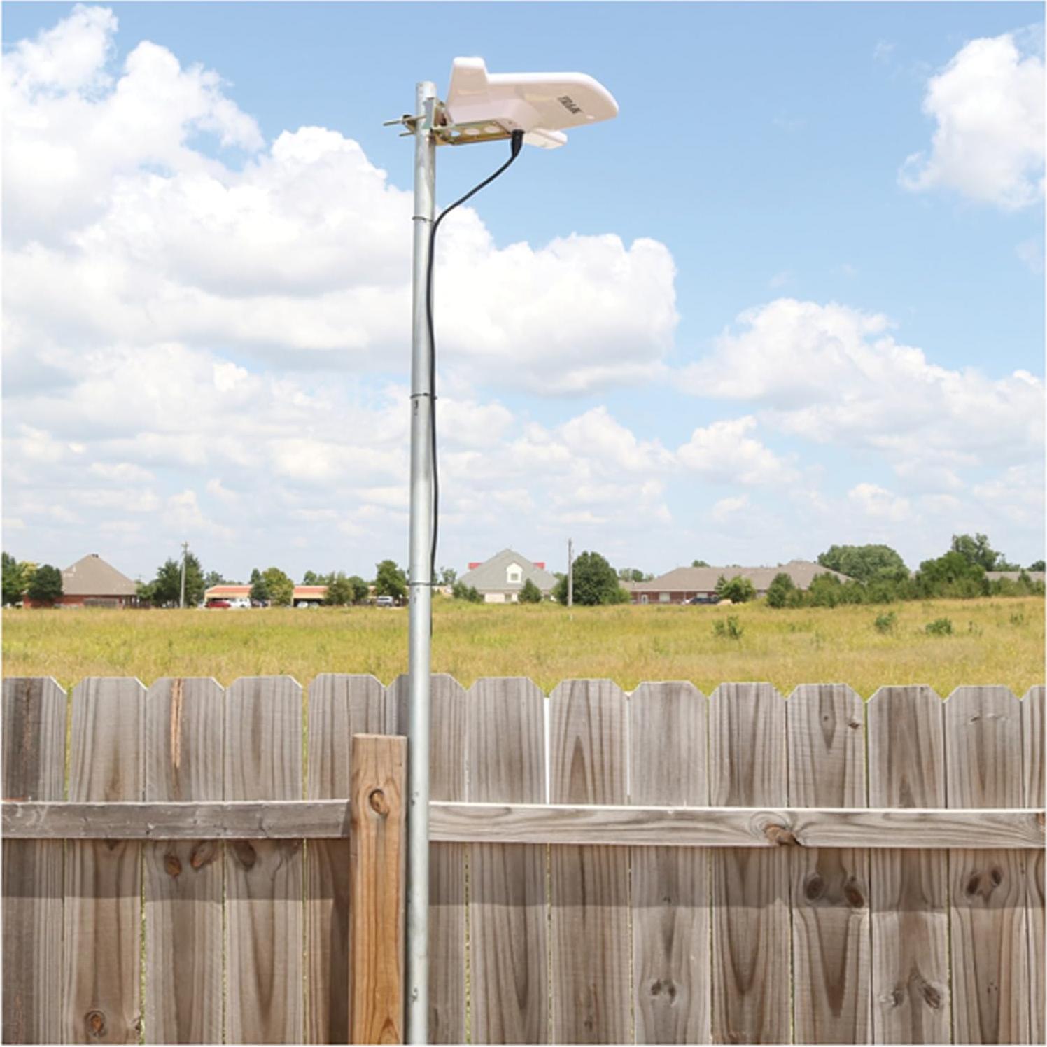 Antena HDTV Digital Amplificada Tram 241 km Exterior