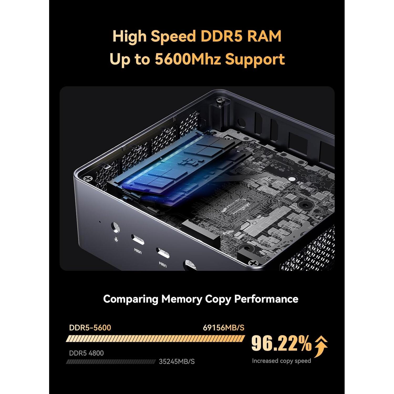 MINISFORUM UM790 Pro Mini PC Ryzen 9 64GB 1TB 8K