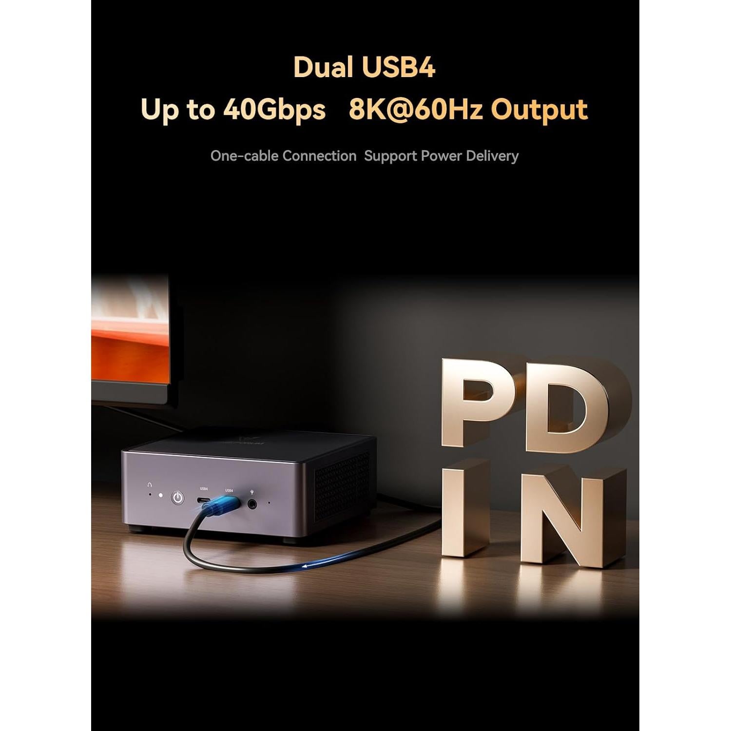 MINISFORUM UM790 Pro Mini PC Ryzen 9 64GB 1TB 8K