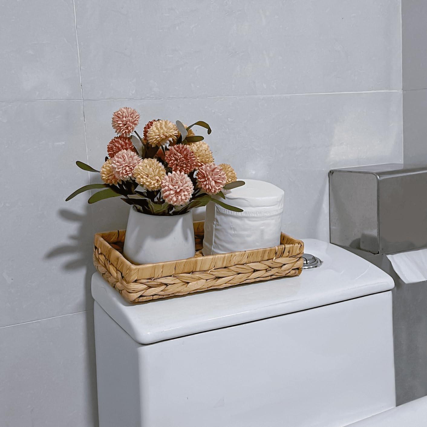 Bandeja de Baño Rectangular HAMOTOPI 25.4x15.2 cm Beige