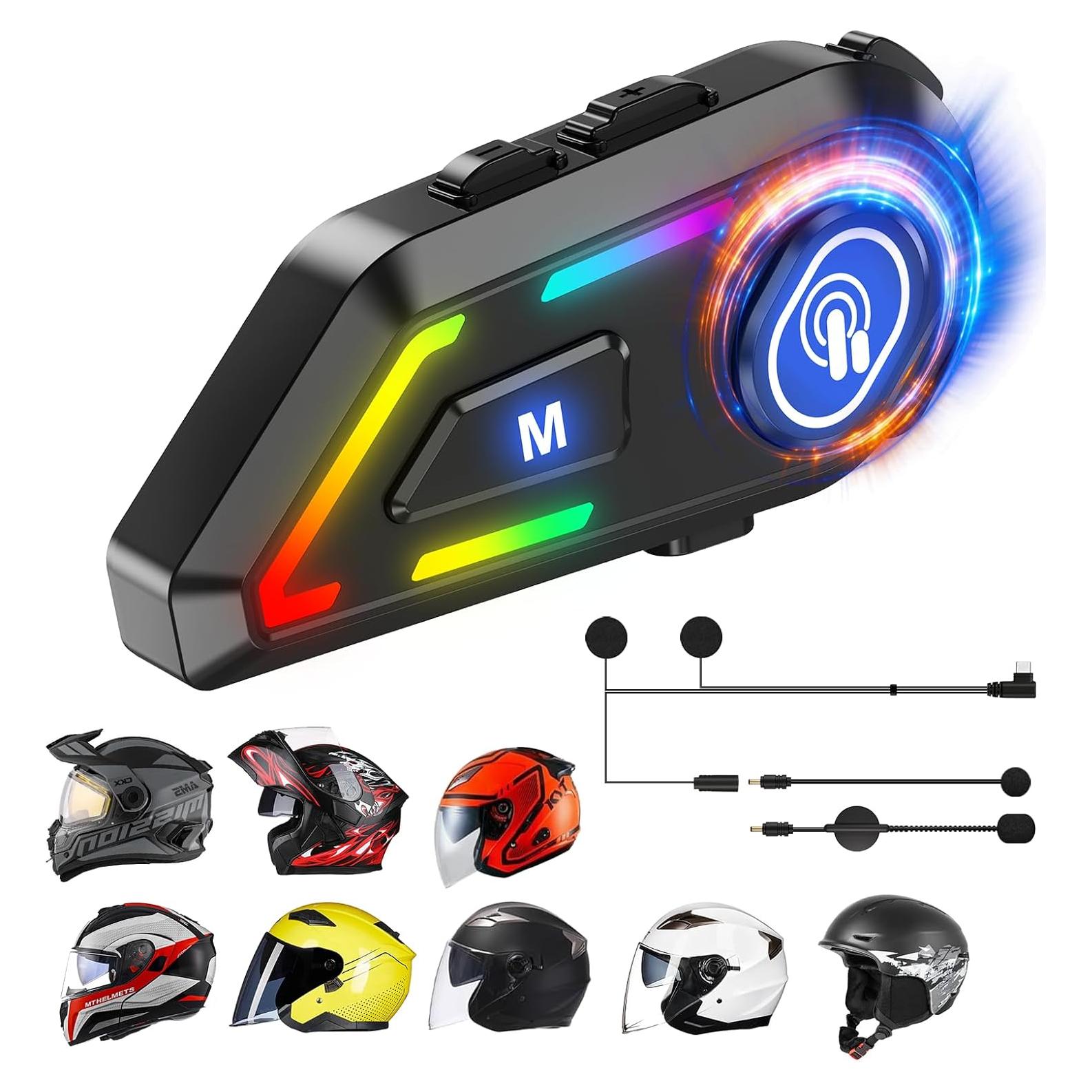 Auricular Bluetooth TOUCH TWO C5 para Motocicleta IPX5