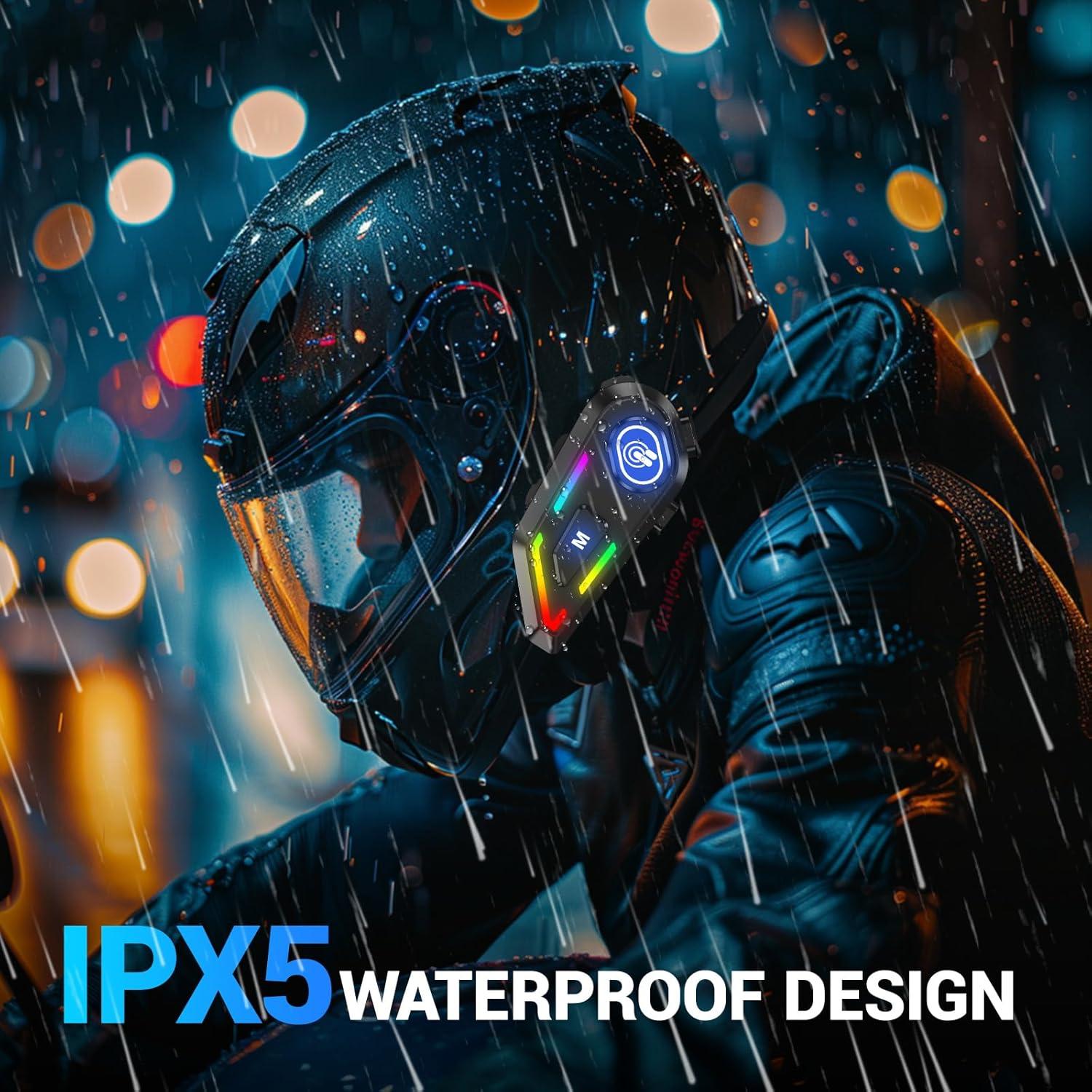 Auricular Bluetooth TOUCH TWO C5 para Motocicleta IPX5