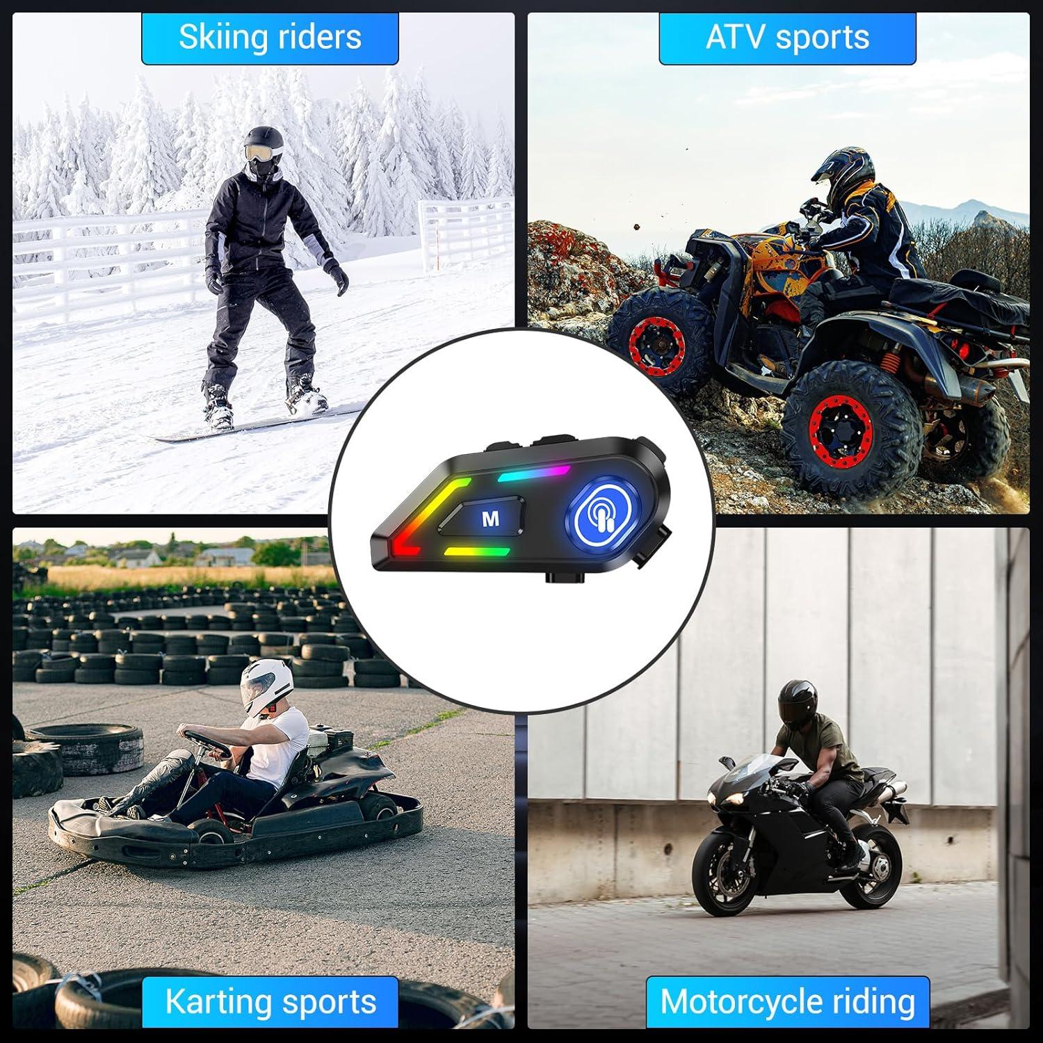 Auricular Bluetooth TOUCH TWO C5 para Motocicleta IPX5