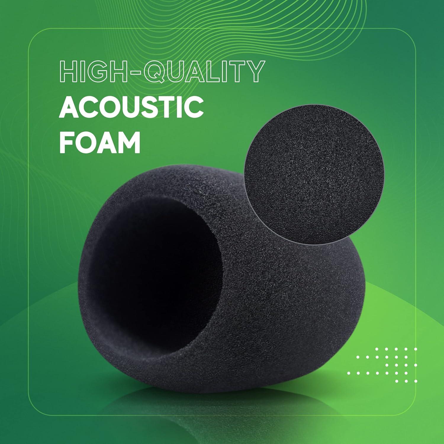 Filtro Pop Vocalbeat para Micrófono AT2020 y AT2035 - Espuma Negra